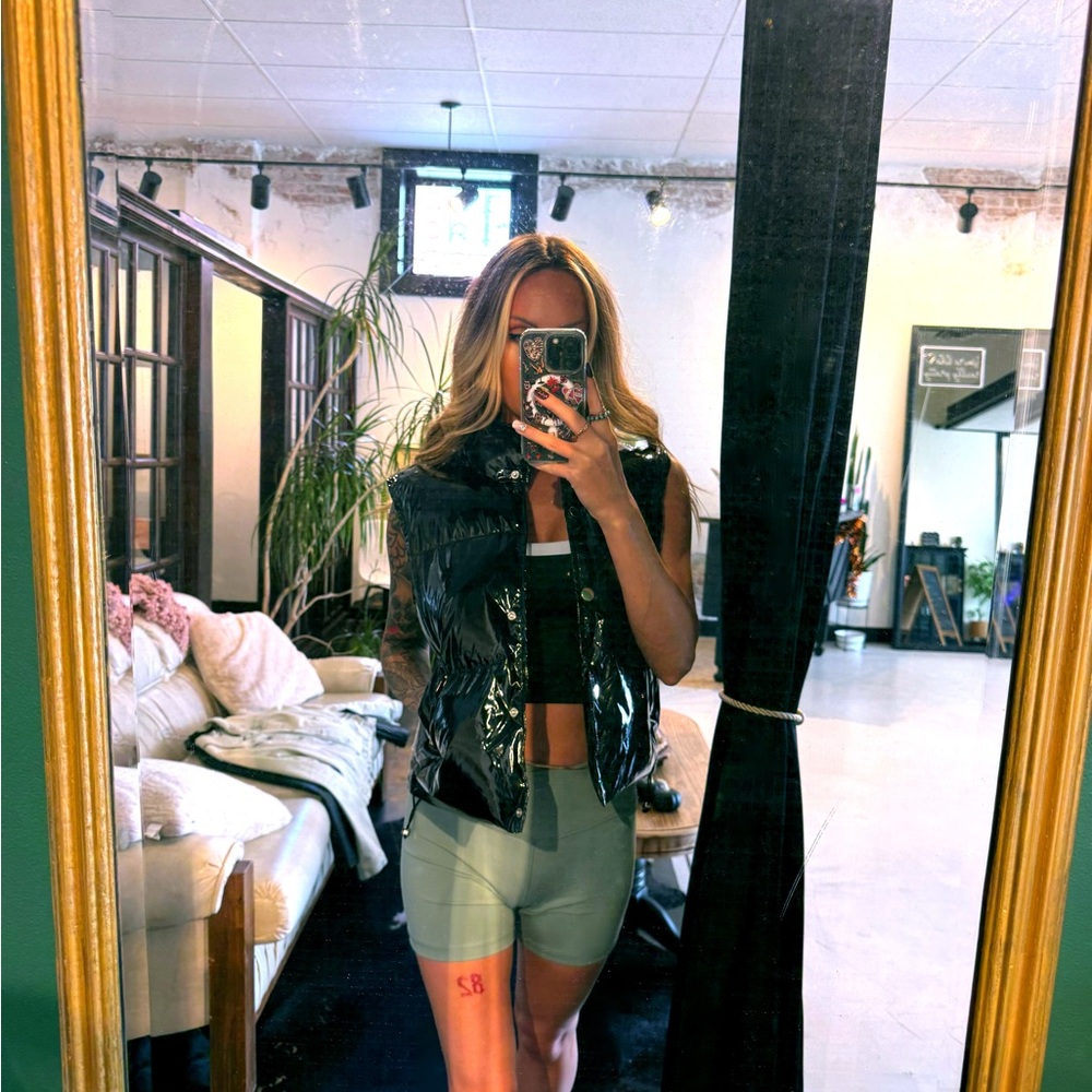 Black Puffer Vest